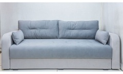 Фото дивана Диор в ткани: Аметист Romano grey + Romano cloud