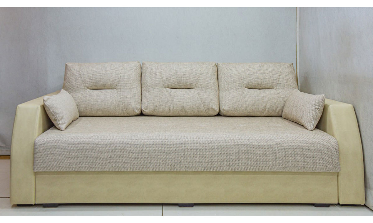 Фото дивана Берси в ткани: Аметист Scandinavia beige + Boston cream
