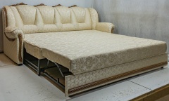 Фото дивана Каролина 195ТТ в ткани: Аметист CALEDONIA ivory