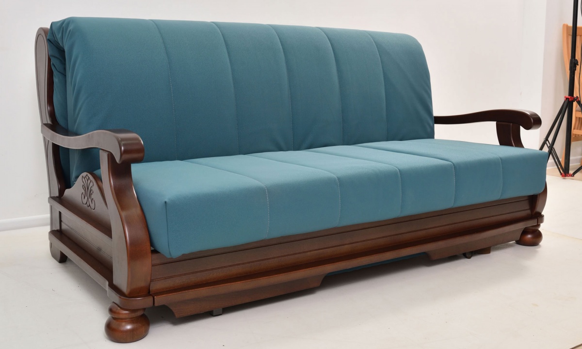 Фотография диван-кровать Фея-20 подлокотники темные