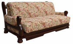 Фотография диван-кровать Фея-28 беж цветы