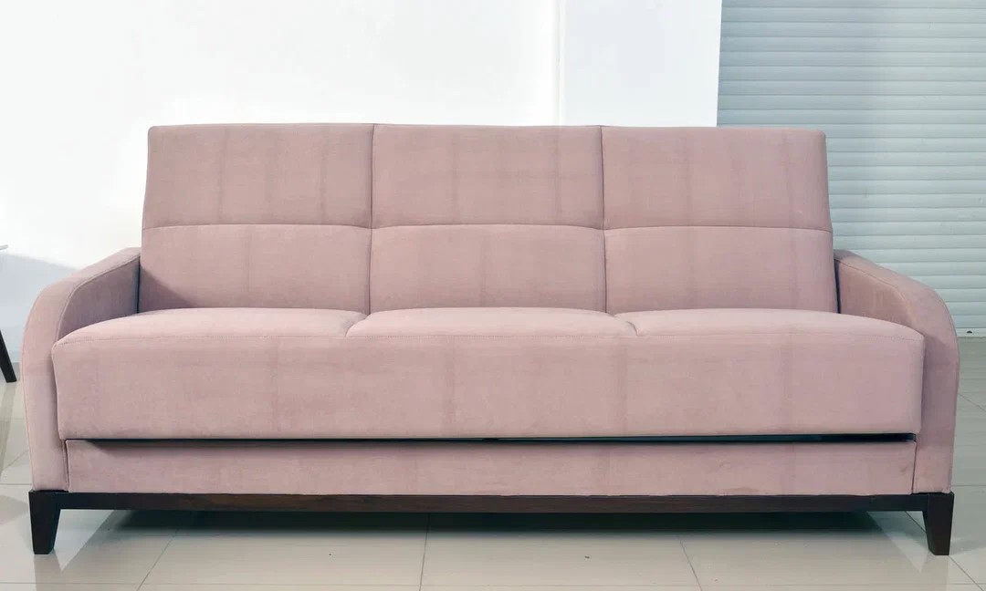 Фотография диван-кровать Арктика с основанием из массива бука