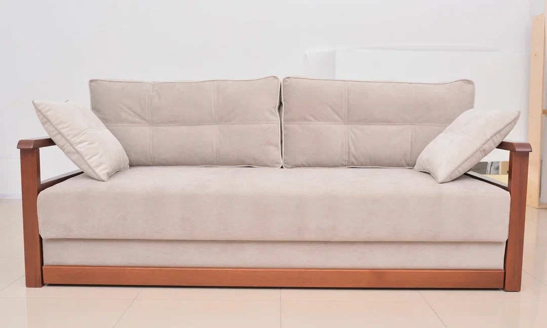 Фотография диван-кровать Сандра (морилка)