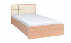 Кровать Амели люкс 301, 140*200 см, дуб отбеленный